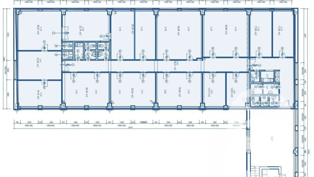 Prenájom kancelárskych priestorov Hraničná 18 Bratislava Ružinov od 9,05€ / m2