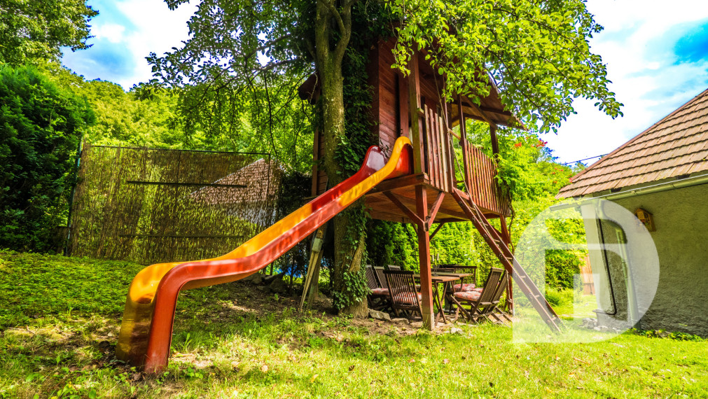 Dom pod lesom s 1 461 m² pozemkom, kde deti majú raj a srnky chodia na dvore