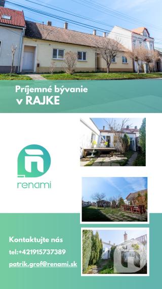 NOVINKA - 3.izb RODINNÝ DOM S VEĽKÝM POZEMKOM RAJKA - MAĎARSKO