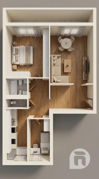 Kompletne zrekonštruovaný 3-izbový byt s dvomi loggiami – Holíčska, Bratislava – Petržalka