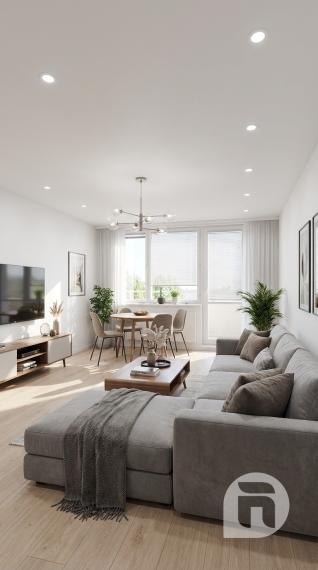 KOMPLETNE ZREKONŠTRUOVANÝ 3-IZBOVÝ BYT S DVOMI LOGGIAMI