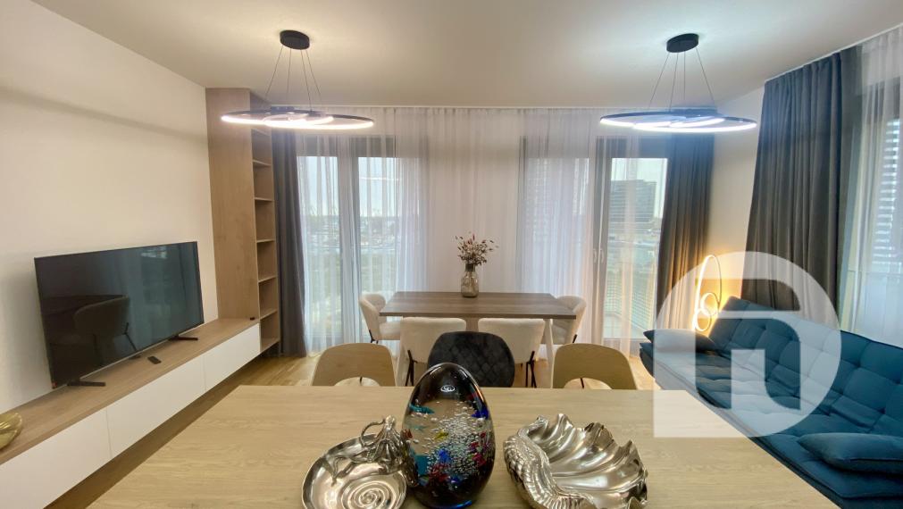 #Predaj #moderný 3 - izbový #byt na Bottovej ulici v mestskej časti Mlynské Nivy - #Bratislava. Byt o výmere 74,6 m2 + 2 balkóny o výmerách 2,63 m2 v OS v novostavbe METROPOLIS – centrum Downtownu