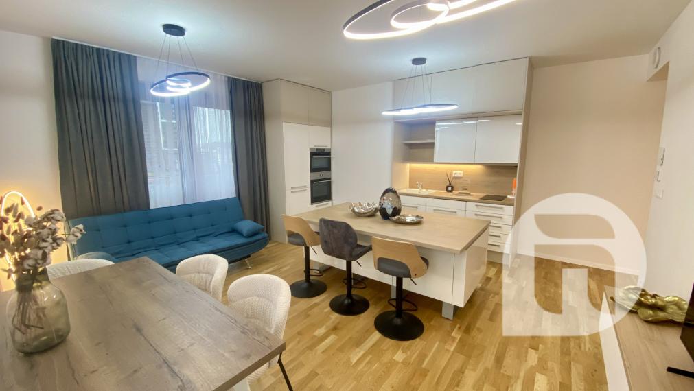 #Predaj #moderný 3 - izbový #byt na Bottovej ulici v mestskej časti Mlynské Nivy - #Bratislava. Byt o výmere 74,6 m2 + 2 balkóny o výmerách 2,63 m2 v OS v novostavbe METROPOLIS – centrum Downtownu