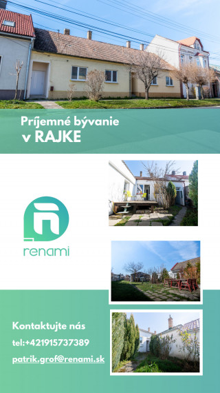NOVINKA 3.izb RODINNÝ DOM S VEĽKÝM POZEMKOM RAJKA - MAĎARSKO