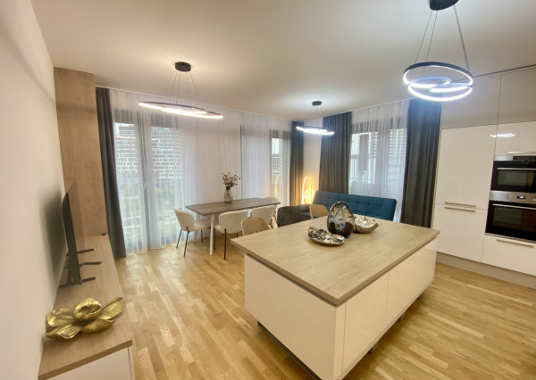 Predaj - moderný 3 - izbový byt na Bottovej ulici v mestskej časti Mlynské Nivy - Bratislava. Byt o výmere 74,6 m2 + 2 balkóny